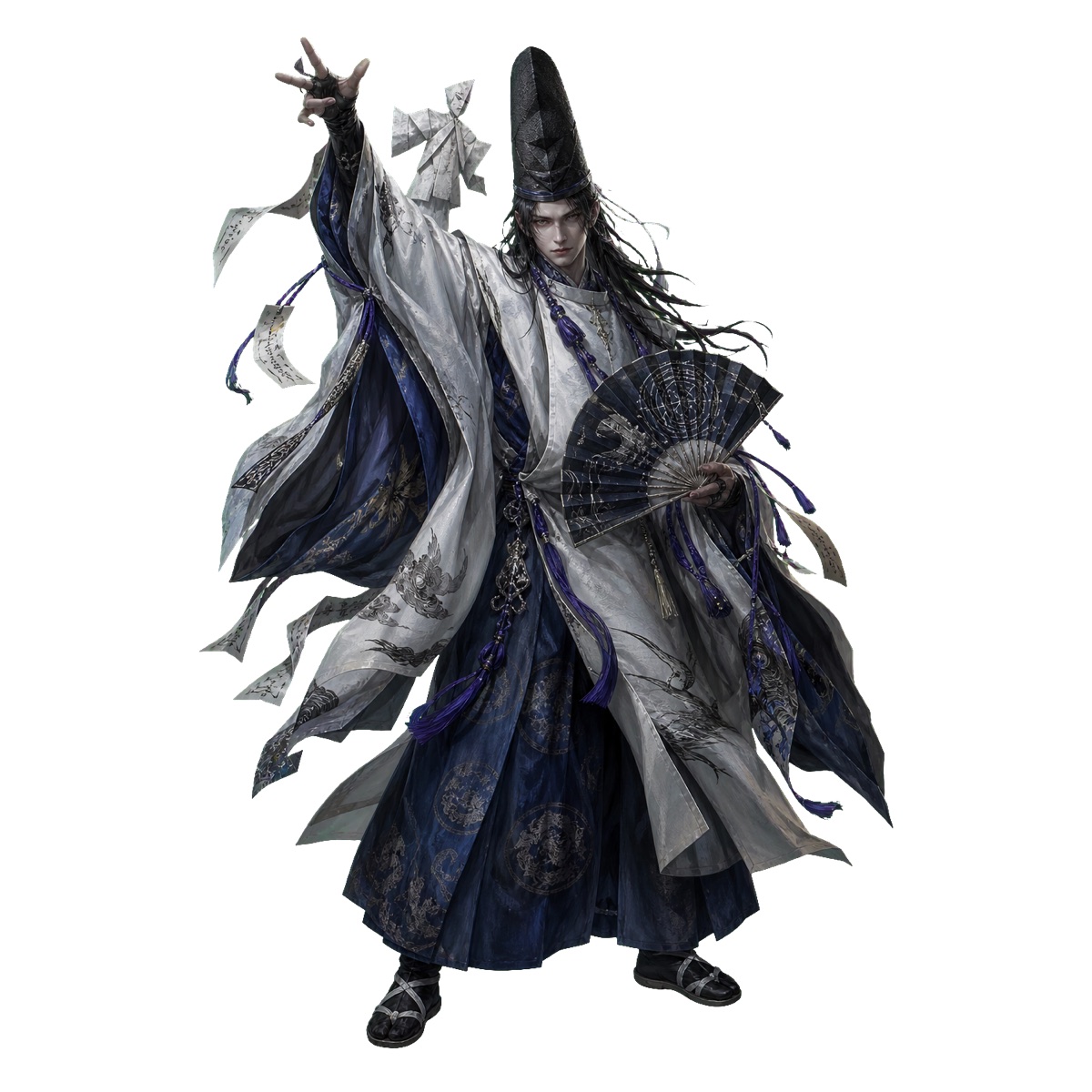 The Diviner — character key art from Yama's Hand
