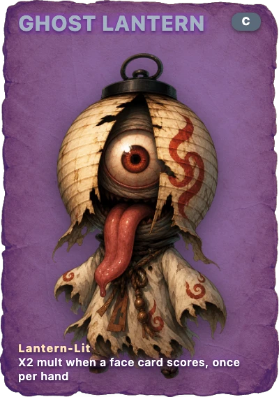 Ghost Lantern spirit card
