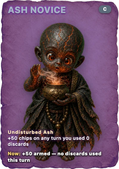 Ash Novice spirit card